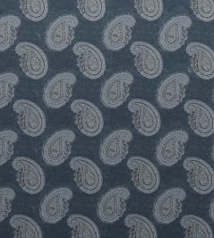 Orissa Velvet Fabric by Zoffany Blue Orissa Velvet Fabric by Zoffany Blue