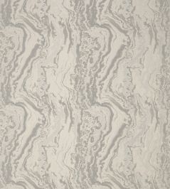 Serpentine Fabric by Zoffany Platinum White Serpentine Fabric by Zoffany Platinum White