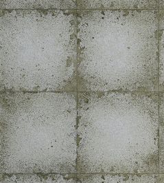 Lustre Tile Wallpaper by Zoffany Silver Lustre Tile Wallpaper by Zoffany Silver