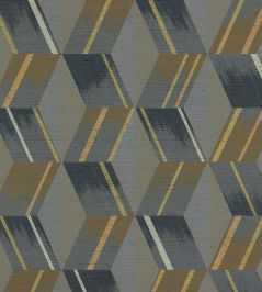 Rhombi Wallpaper by Zoffany Anthracite Rhombi Wallpaper by Zoffany Anthracite