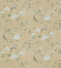 Woodville Fabric by Zoffany Pebble Woodville Fabric by Zoffany Pebble