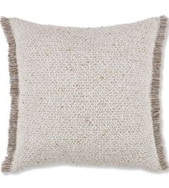 Zolani Cushion 55 x 55cm by Romo Oat Zolani Cushion 55 x 55cm by Romo Oat