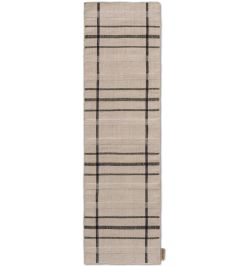 Zona Line Runner Rug by Brink & Campman Charcoal Zona Line Runner Rug by Brink & Campman Charcoal