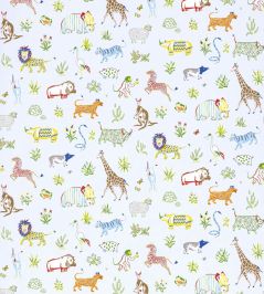 Zoo Wallpaper by Scalamandre Powder Blue Zoo Wallpaper by Scalamandre Powder Blue