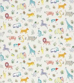 Zoo Wallpaper by Scalamandre Primary Zoo Wallpaper by Scalamandre Primary