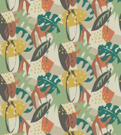 Zylina Wallpaper by Osborne & Little Terracotta/Teal Zylina Wallpaper by Osborne & Little Terracotta/Teal