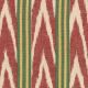 Bakhmal Ikat Fabric by MINDTHEGAP Red Green