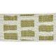 Carlo Jacquard Braid 70mm Trimming by Houles Verde