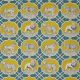 Kitty Cat Fabric by Jim Thompson No.9 Teal