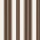 Norfolk Stripe Wallpaper by Thibaut Chocolate Brown
