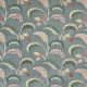 Palm Wave Fabric by Ian Sanderson Celestial