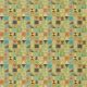 Potato Print Fabric by GP & J Baker Green