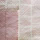 Songlines Fabric by Kate Medlicott Pink Horizon