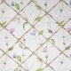 Sweet Peas on Bamboo Trellis Wallpaper by Alice Crawley Pink/Purple