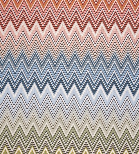 Birmingham Fabric in Fuxia Multicolor by MISSONI Home Collection