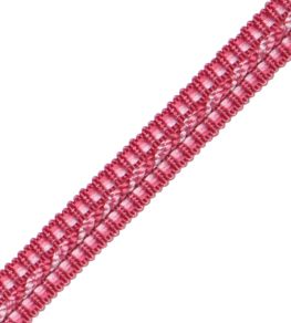 1/2" Le Jardin Silk Gimp Trimming by Samuel & Sons Flamingo 1/2" Le Jardin Silk Gimp Trimming by Samuel & Sons Flamingo