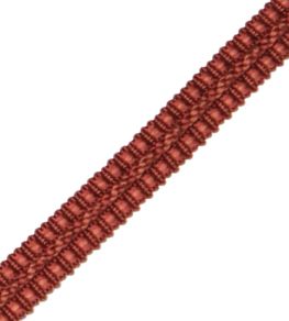 1/2" Le Jardin Silk Gimp Trimming by Samuel & Sons Paprika 1/2" Le Jardin Silk Gimp Trimming by Samuel & Sons Paprika