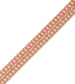1/2" Le Jardin Silk Gimp Trimming by Samuel & Sons Peach 1/2" Le Jardin Silk Gimp Trimming by Samuel & Sons Peach
