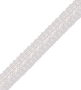 1/2" Le Jardin Silk Gimp Trimming by Samuel & Sons Silver 1/2" Le Jardin Silk Gimp Trimming by Samuel & Sons Silver