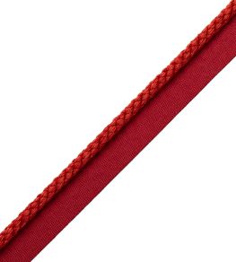 6mm Cambridge Cord With Tape Trimming by Samuel & Sons Alizarin Crimson 6mm Cambridge Cord With Tape Trimming by Samuel & Sons Alizarin Crimson