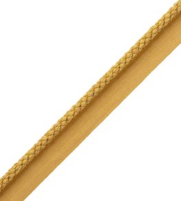 6mm Cambridge Cord With Tape Trimming by Samuel & Sons Gold