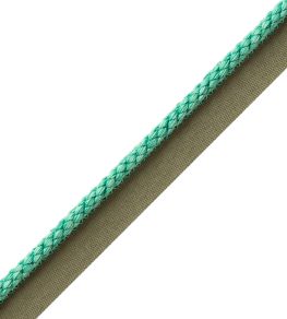 6mm Cambridge Cord With Tape Trimming by Samuel & Sons Lagoon 6mm Cambridge Cord With Tape Trimming by Samuel & Sons Lagoon