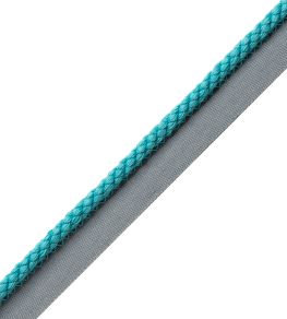 6mm Cambridge Cord With Tape Trimming by Samuel & Sons Pool 6mm Cambridge Cord With Tape Trimming by Samuel & Sons Pool