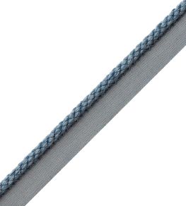 6mm Cambridge Cord With Tape Trimming by Samuel & Sons Prussian 6mm Cambridge Cord With Tape Trimming by Samuel & Sons Prussian