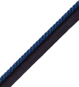6mm Cambridge Cord With Tape Trimming by Samuel & Sons Royal Blue 6mm Cambridge Cord With Tape Trimming by Samuel & Sons Royal Blue