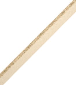 1/4" Jardin Silk Cord With Tape Trimming by Samuel & Sons Cornsilk