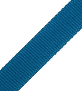 38mm Cambridge Strie Braid Trimming by Samuel & Sons Mykonos Blue 38mm Cambridge Strie Braid Trimming by Samuel & Sons Mykonos Blue