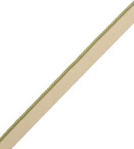 2.5mm Cambridge Cord With Tape Trimming by Samuel & Sons Avocado