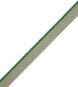 2.5mm Cambridge Cord With Tape Trimming by Samuel & Sons Emerald 2.5mm Cambridge Cord With Tape Trimming by Samuel & Sons Emerald