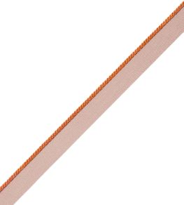 2.5mm Cambridge Cord With Tape Trimming by Samuel & Sons Ginger 2.5mm Cambridge Cord With Tape Trimming by Samuel & Sons Ginger