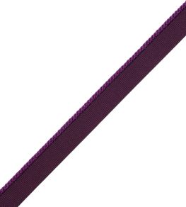 2.5mm Cambridge Cord With Tape Trimming by Samuel & Sons Grape