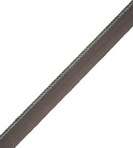2.5mm Cambridge Cord With Tape Trimming by Samuel & Sons Graphite