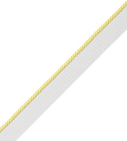 2.5mm Cambridge Cord With Tape Trimming by Samuel & Sons Lemon 2.5mm Cambridge Cord With Tape Trimming by Samuel & Sons Lemon