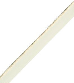 2.5mm Cambridge Cord With Tape Trimming by Samuel & Sons Pearl 2.5mm Cambridge Cord With Tape Trimming by Samuel & Sons Pearl