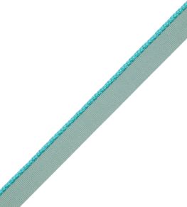 2.5mm Cambridge Cord With Tape Trimming by Samuel & Sons Pool 2.5mm Cambridge Cord With Tape Trimming by Samuel & Sons Pool