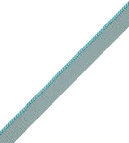 2.5mm Cambridge Cord With Tape Trimming by Samuel & Sons Robins Egg