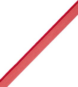2.5mm Cambridge Cord With Tape Trimming by Samuel & Sons Scarlet 2.5mm Cambridge Cord With Tape Trimming by Samuel & Sons Scarlet