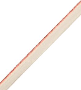 2.5mm Cambridge Cord With Tape Trimming by Samuel & Sons Shrimp 2.5mm Cambridge Cord With Tape Trimming by Samuel & Sons Shrimp