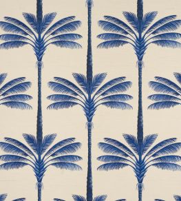 A Palm Is A Palm Sisal Wallpaper by Schumacher Indigo Palm Grove A Palm Is A Palm Sisal Wallpaper by Schumacher Indigo Palm Grove