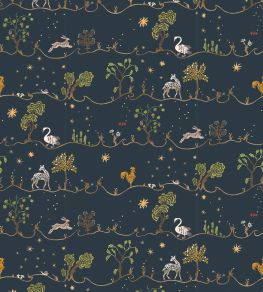 A Wave for Joan Wallpaper by Josephine Munsey Navy A Wave for Joan Wallpaper by Josephine Munsey Navy