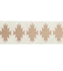 Abiquiu Embroidered Border Trimming by Samuel & Sons White Sands Abiquiu Embroidered Border Trimming by Samuel & Sons White Sands