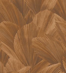 Abstract Leaves Wallpaper by Eijffinger Orange/Copper Abstract Leaves Wallpaper by Eijffinger Orange/Copper