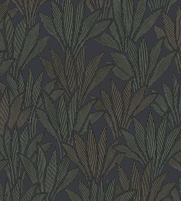 Abstract Palm Wallpaper by Eijffinger Blue Abstract Palm Wallpaper by Eijffinger Blue