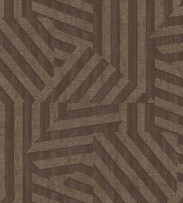 Abstract Stripe Wallpaper by Eijffinger Chocolate Abstract Stripe Wallpaper by Eijffinger Chocolate