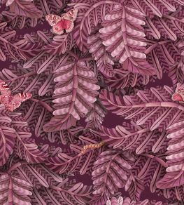 Acacia Canopy Wallpaper by Cole & Son Plum