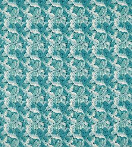 Acanthus Fabric by Clarke & Clarke Teal